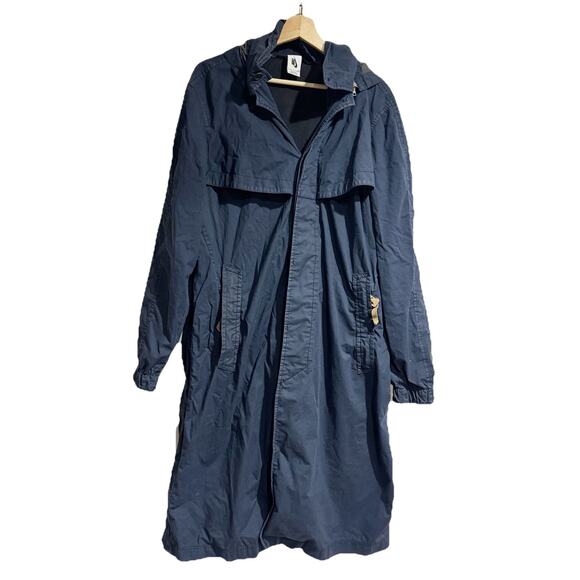 Nike Nikelab X Made In Italy Thunder Blue Long Jacket Coat AO0854-471 Men Small - Picture 3 of 9